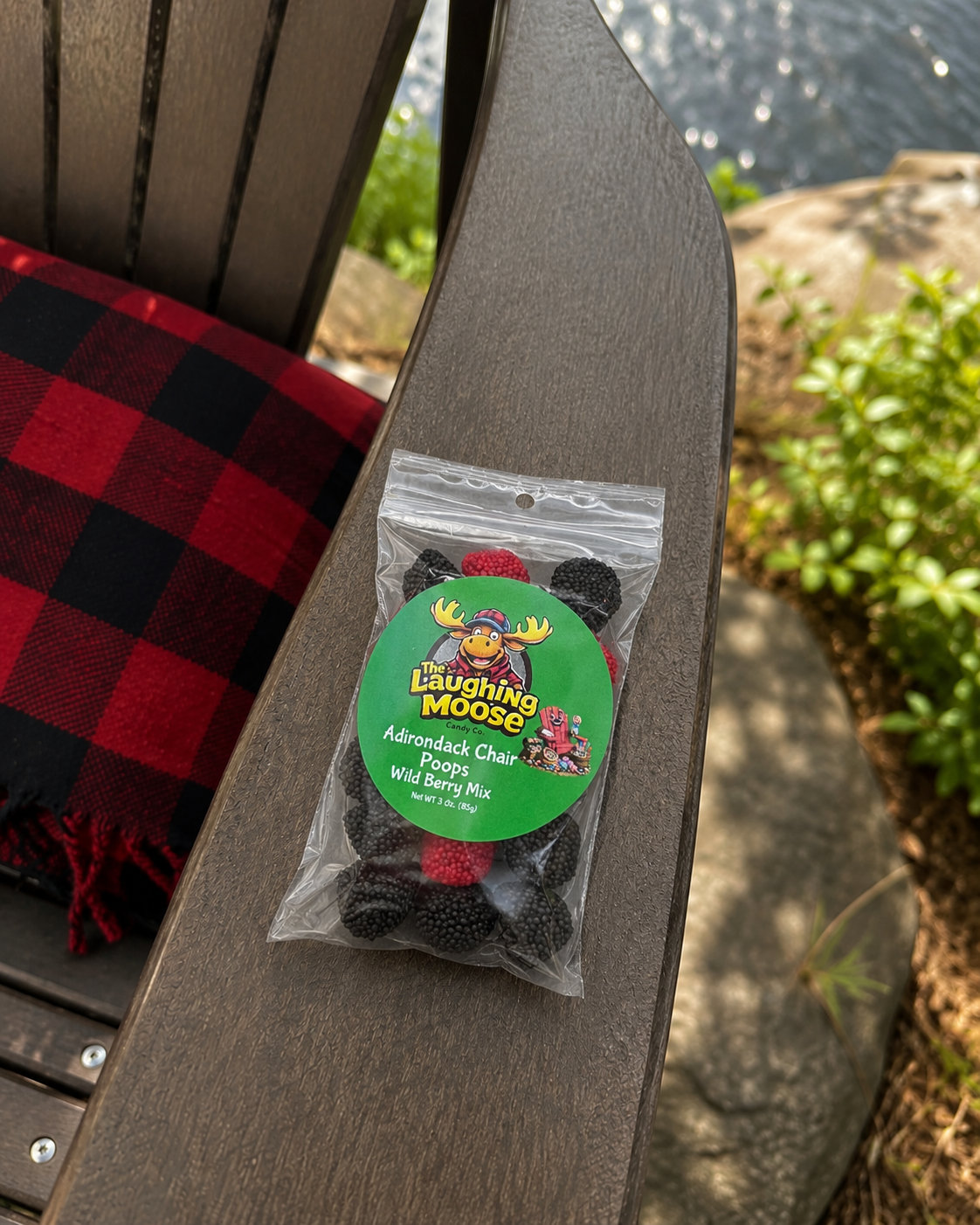 3 Oz Adirondack Chair Poop Wild Berry Mix