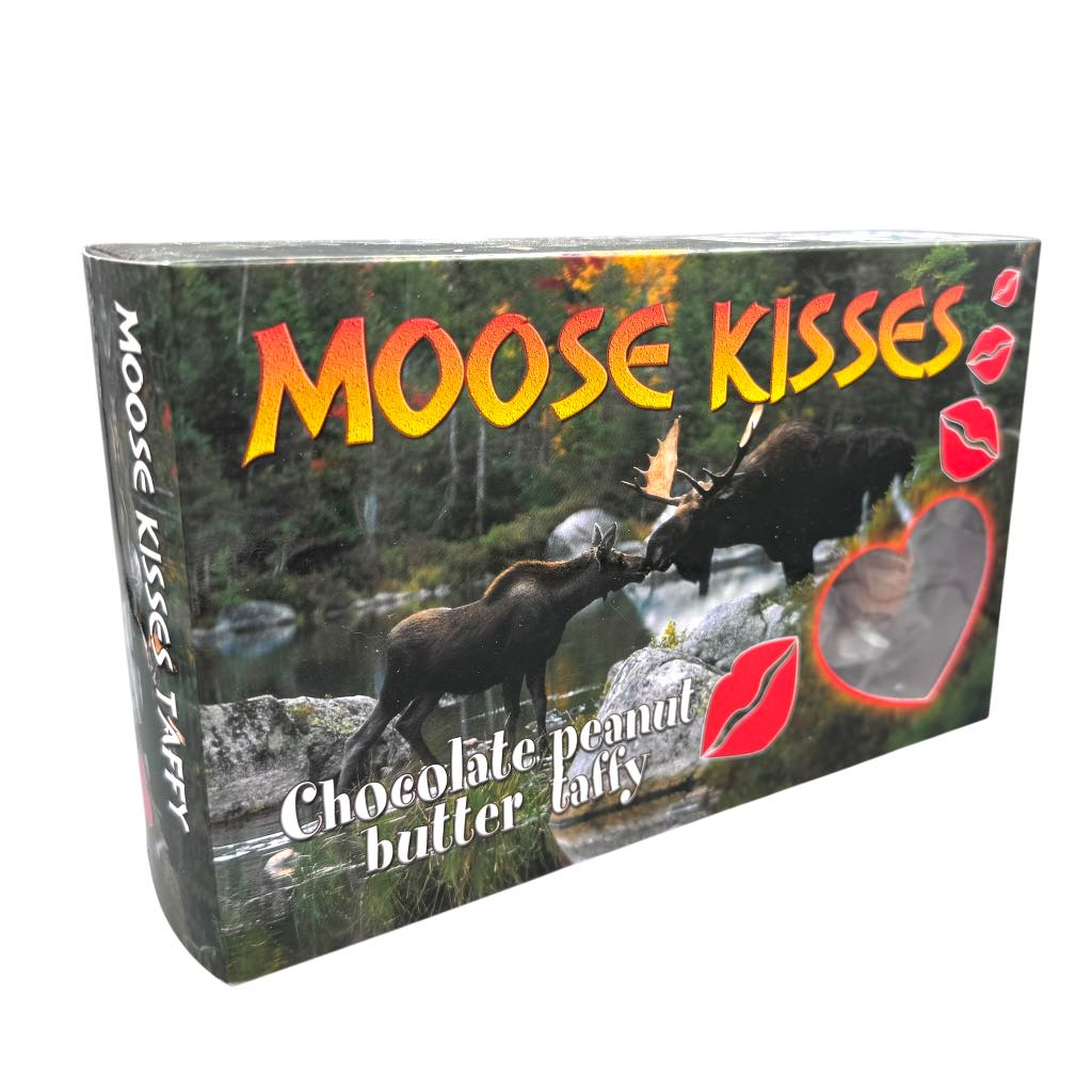 Moose Kisses Peanut Butter Chocolate Taffies