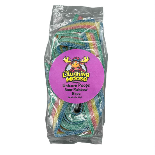 3 Oz Unicorn Poop Sour Rainbow Rope